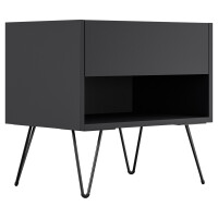 Posseik 2er Nachttisch-Set Industrial B 50 cm Grafit 3